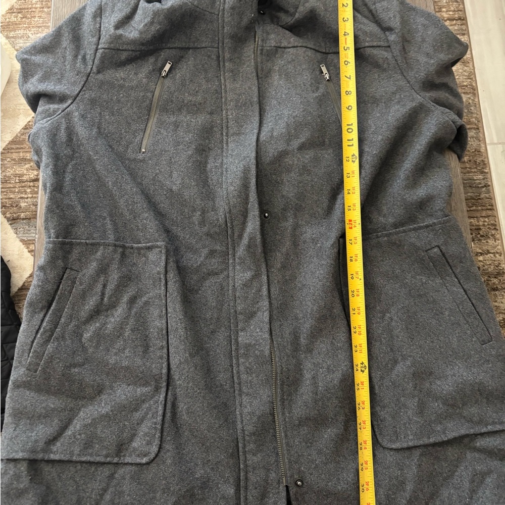 Ava & Viv Charcoal Pea Coat